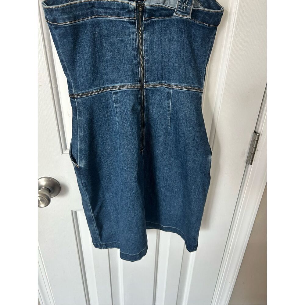 Hollister blue jean dress size xs mini - Picture 5 of 5